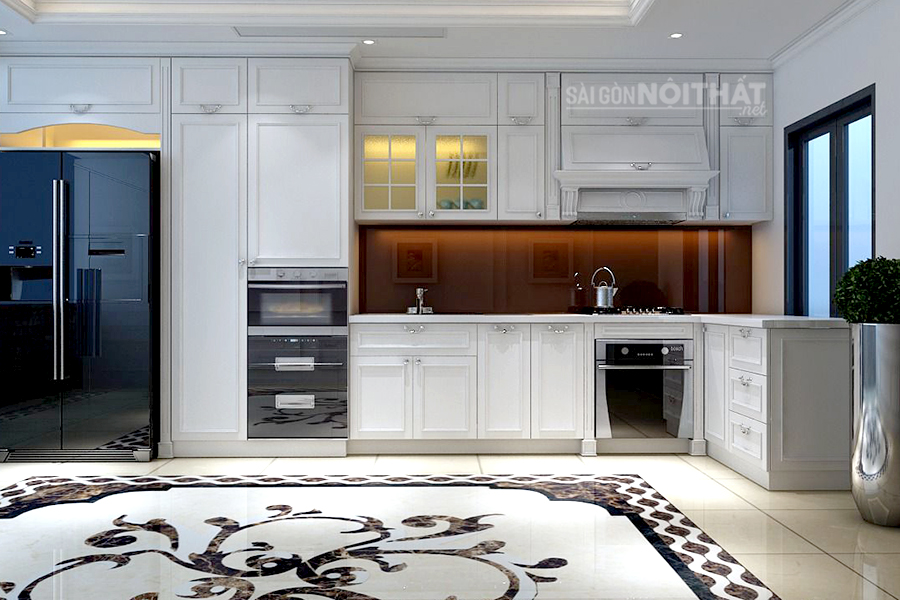 Tư vấn lựa chọn tủ bếp 2 tầng tiết kiệm kh&ocirc;ng gian